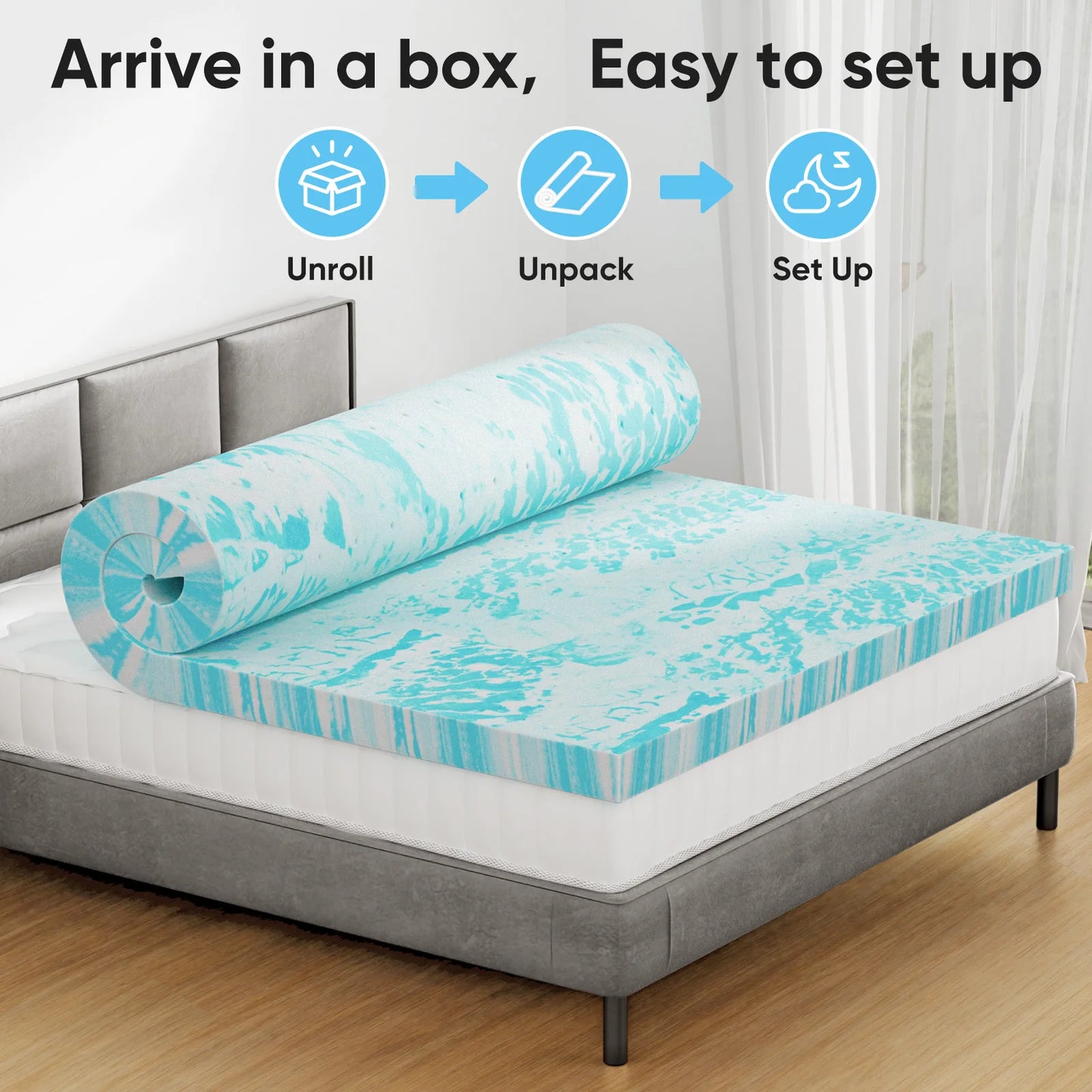 Classic Memory Foam Topper – 2 & 3 Inch